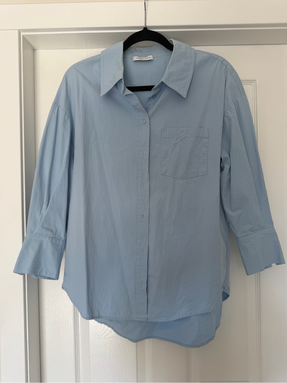 Anine Bing Pale Blue Button-Down Shirt